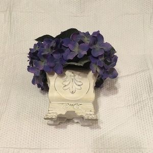Hydrangea Silk Flower Arrangement -Deep Blue